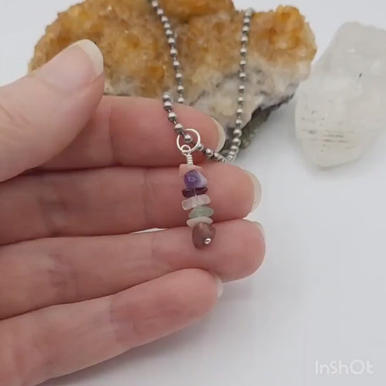 Custom Love Attracting Crystal Necklace, Build Your Own Crystal Necklace
