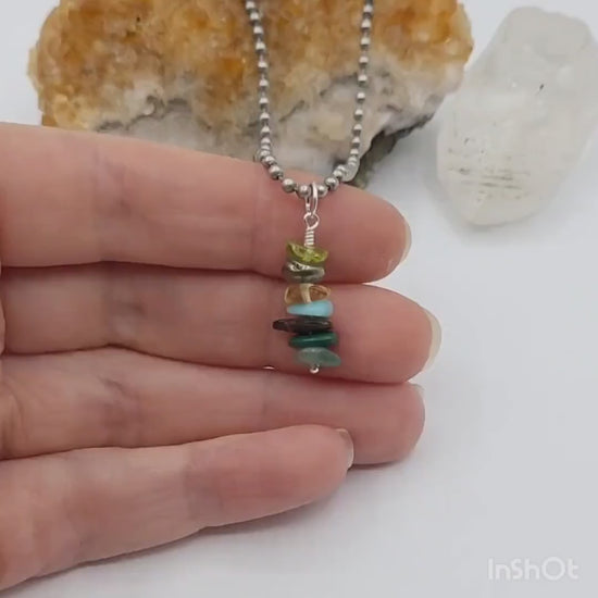 Custom Money Attracting Crystal Necklace, Build Your Own Crystal Necklace