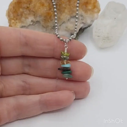 Custom Money Attracting Crystal Necklace, Build Your Own Crystal Necklace