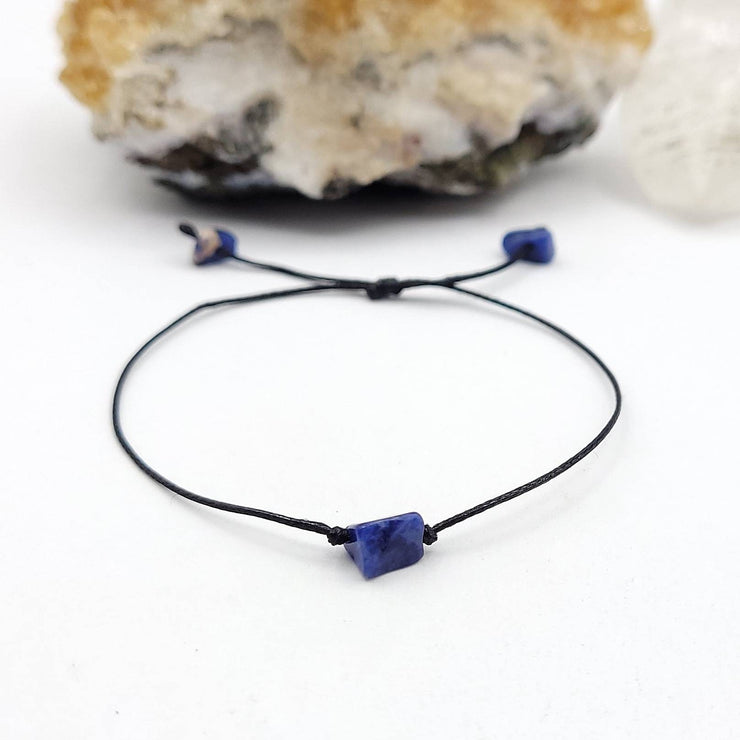 Sodalite Bracelet | Promotes Logic , Communication, Truth, Knowledge and Efficiency